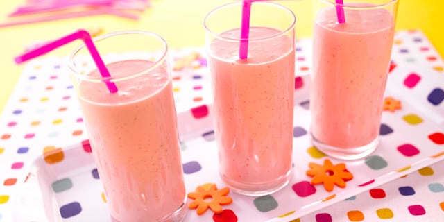 Milkshake à la grenadine et aux fruits rouges
