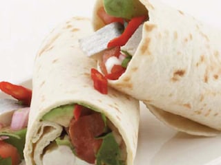 Tortilla wraps met Noorse maatjes
