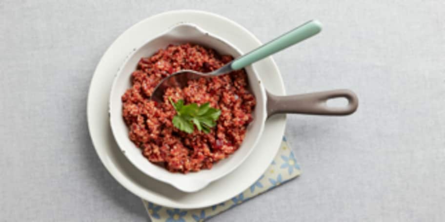Quinoa à la betterave façon risotto