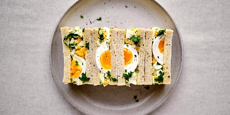 Sando sandwichs aux œufs durs