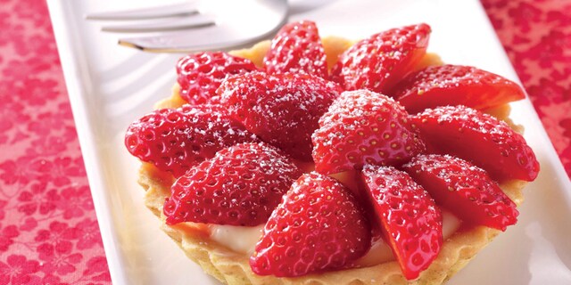Aardbeientaartjes