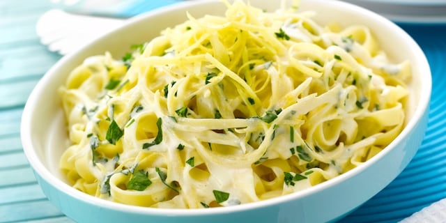 Tagliatelle met citroen