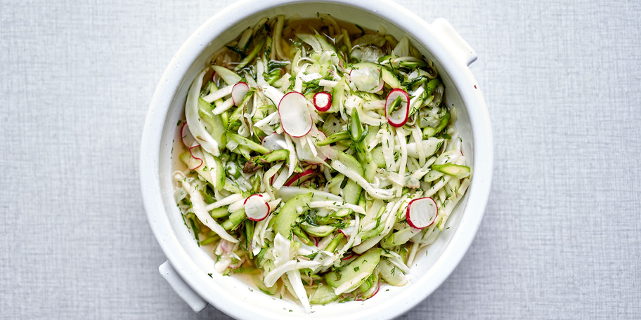 Pickels met groene appel
