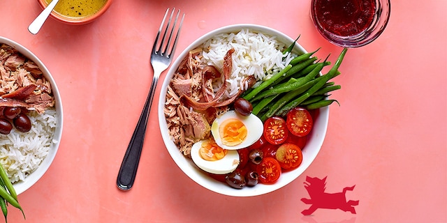 Pokébowl op salade niçoise-wijze