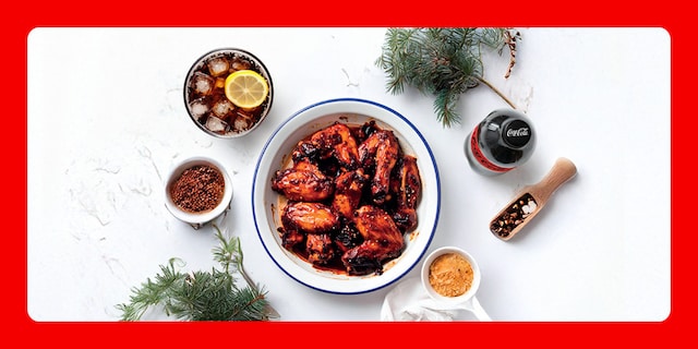 Chicken wings met een Coca-Cola Zero Sugar twist