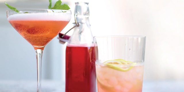 Sirop de rhubarbe