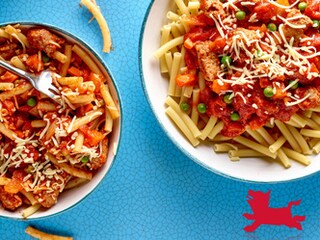 Macaronis express aux petites boulettes