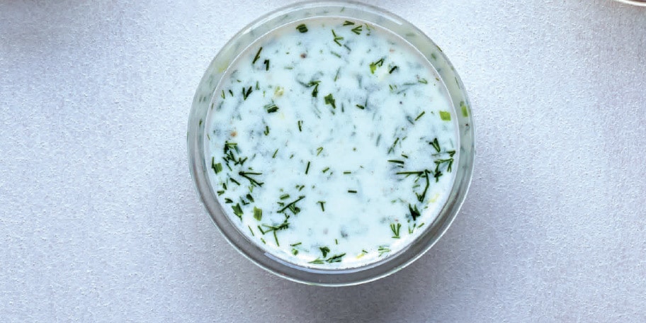 Vinaigrette met yoghurt