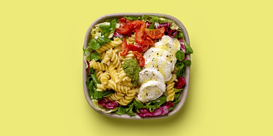 Easy pastasalade met mozzarella in 10 minuten