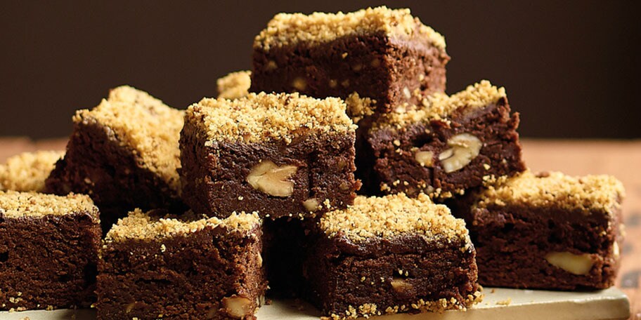 Brownies met cashew- en hazelnoten