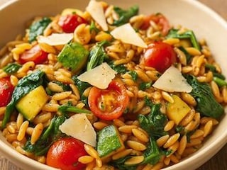 Maaltijdbox - Orzo spinazie tomaat