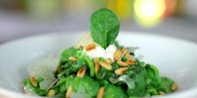 Orechiette au coulis d’épinards