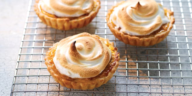 Tarte au potiron meringuée