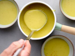 Soupe de panais au lait de coco