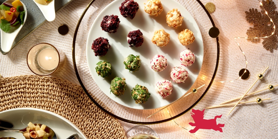 Billes de chèvre en 4 couleurs