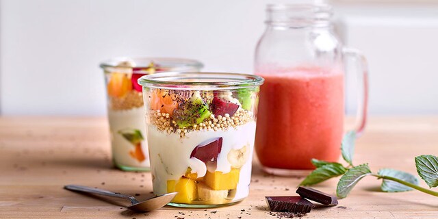 Plezierige fruitsalade