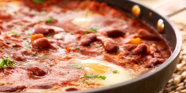 Chili aux œufs