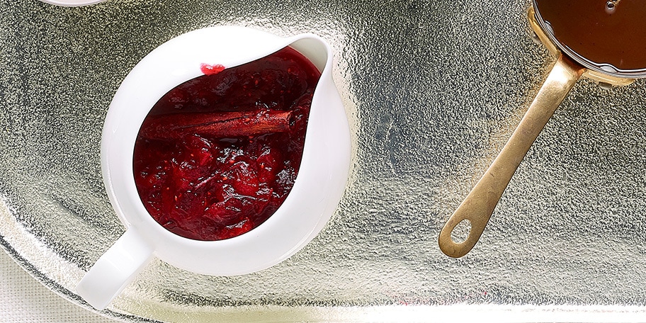 Sauce aux airelles et à l'orange