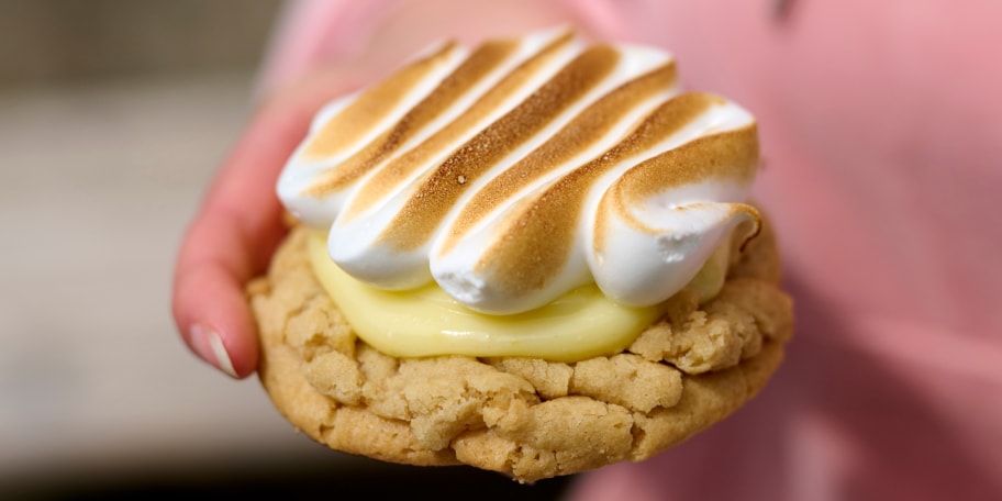 Cookies met citroenmeringue