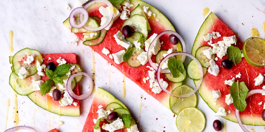 Watermeloenpizza