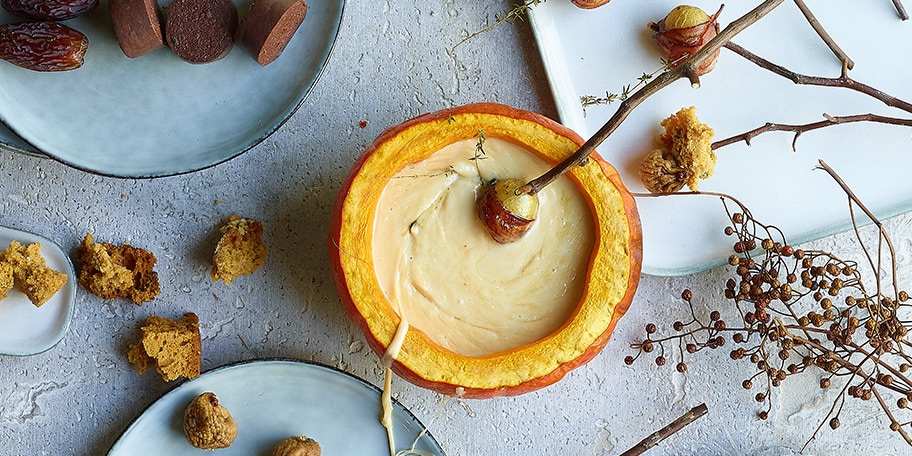 Fondue van de chef met witte porto