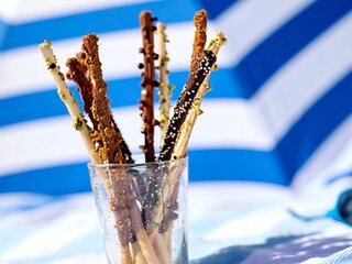 Zelfgemaakte mikado’s (chocoladestokjes)