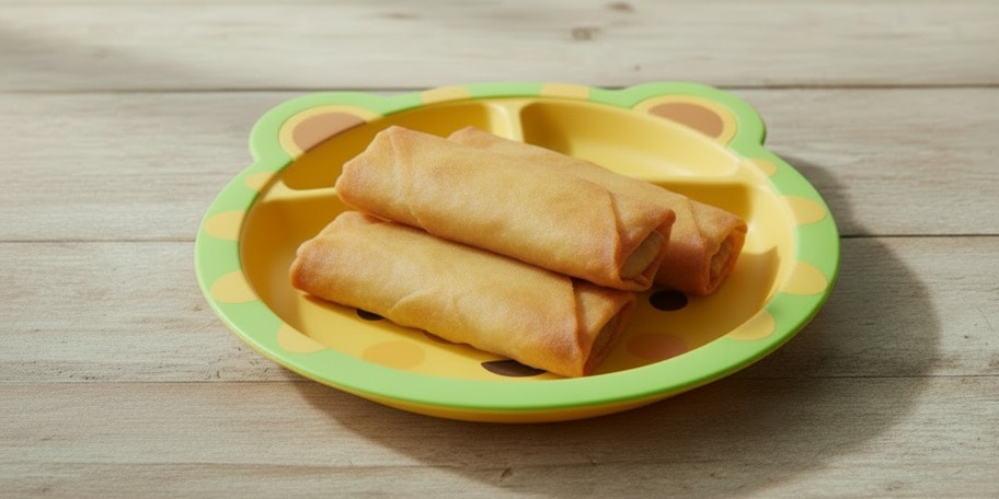 Knapperige mini wraps met groenten 12-24 maanden 