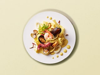Tagliatelle met zeevruchten