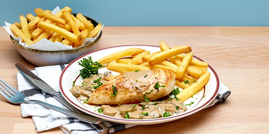 Filets de poulet, sauce archiduc