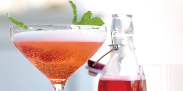Mojito rhubarb