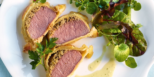 Noisettes d'agneau en croûte