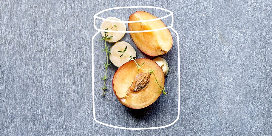 Compote zonder toegevoegde suikers