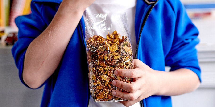 Gekruide granola