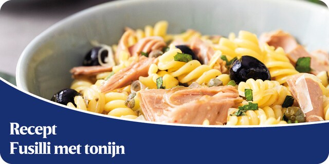 Barilla fusilli met Rio Mare tonijn