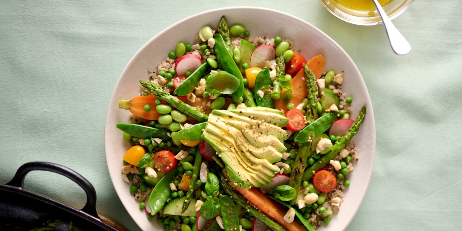 Lentesalade met quinoa