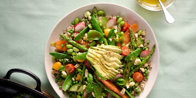 Lentesalade met quinoa
