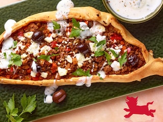 Pides aux légumes et à la viande