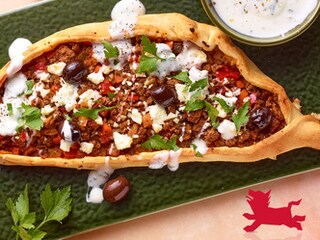 Pides aux légumes et à la viande