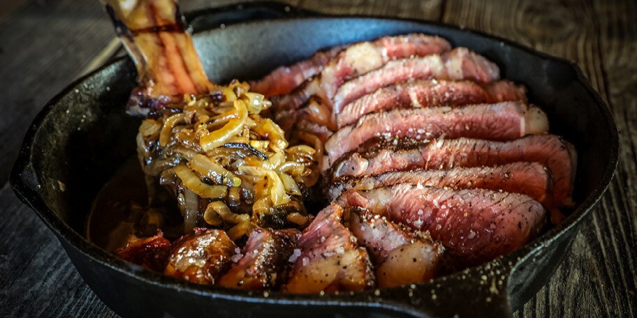Iers ribstuk met whiskey