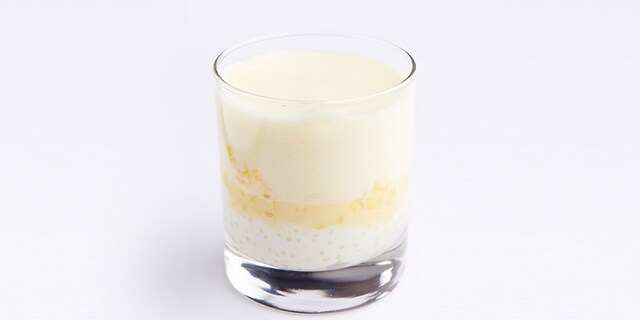 Ananas met kokos en witte chocolade