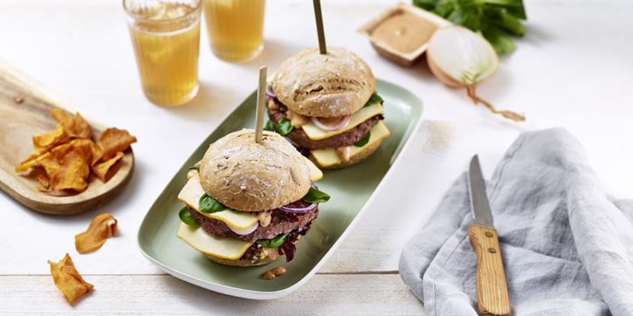 Belgian Burger met Maredsous® Tradition