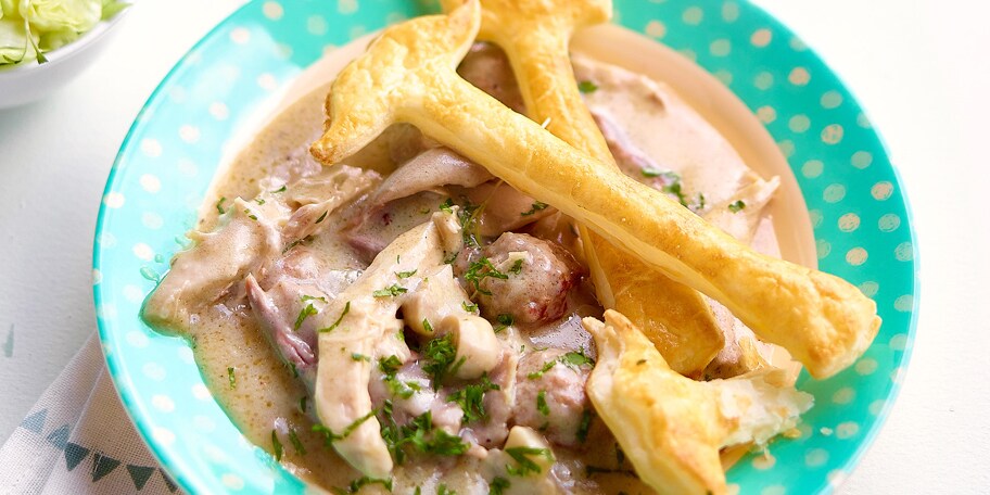 Vol-au-vent met een krokantje