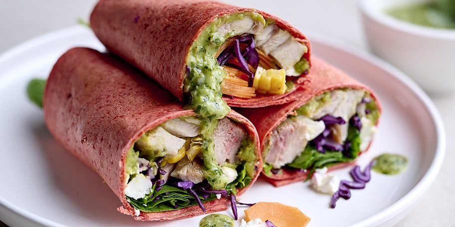 Burrito’s met kip en feta
