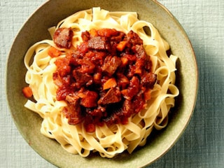 Tagliatelle met ragù van eend