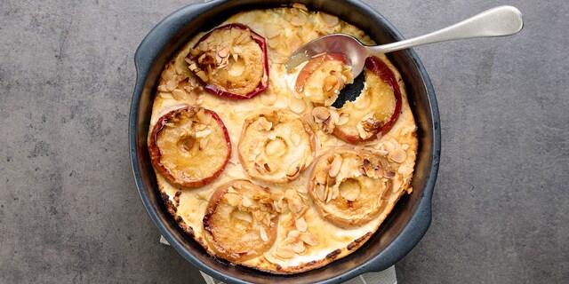 Pommes au four à la ricotta