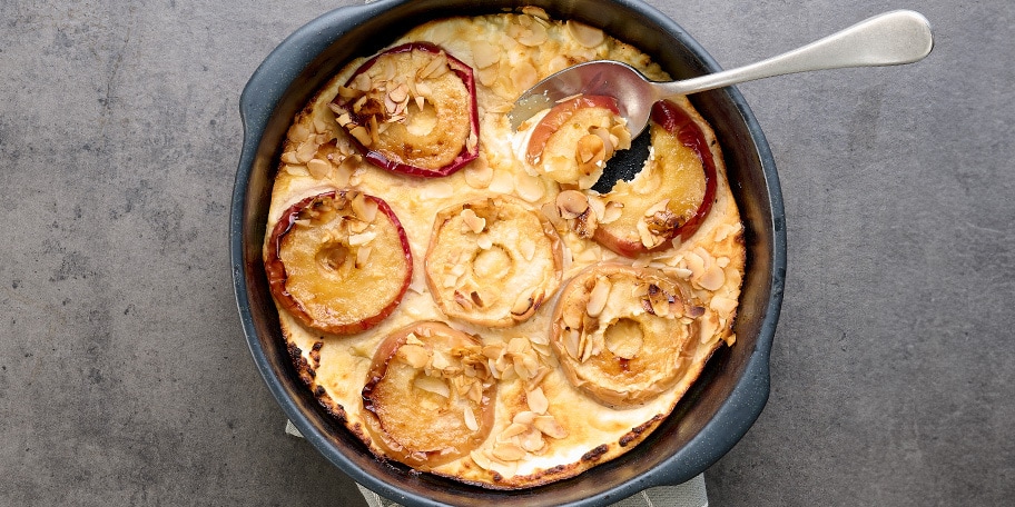 Pommes au four à la ricotta