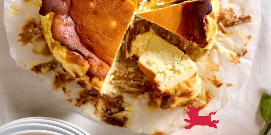 Klassieke Baskische cheesecake