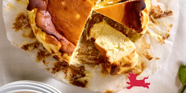 Klassieke Baskische cheesecake