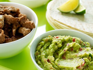 Tortillas au bœuf et au guacamole