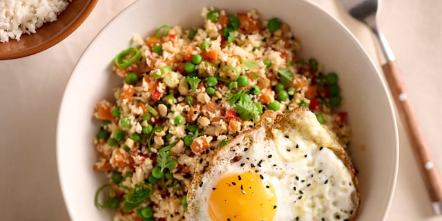 Nasi goreng de chou-fleur